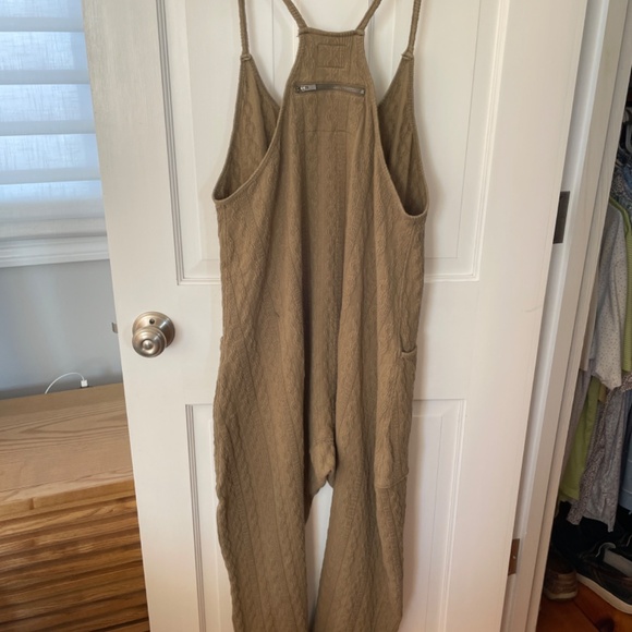 FP Movement Free People Hot Shot Cable Onesie Green - Picture 5 of 6